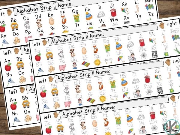 Alphabet Strips For Desks Free Printable Printable Templates