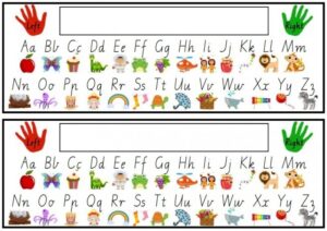 Alphabet Strips For Desks Free Printable Printable Word Searches