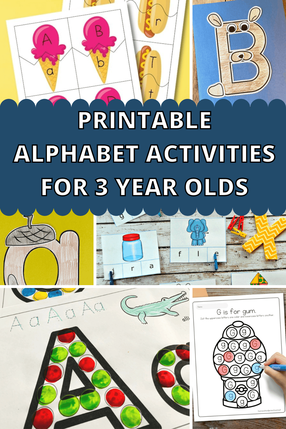 Alphabet Worksheets For 3 Year Olds Free Printables For 3 Ye