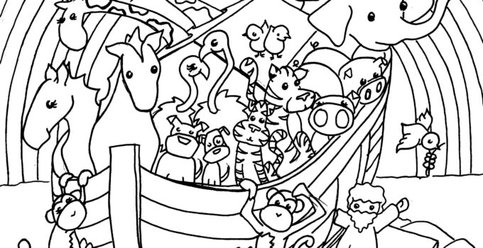 Noah’S Ark Free Printable Coloring Pages