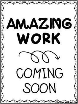 Amazing Work Coming Soon Free Printable Prntbl 