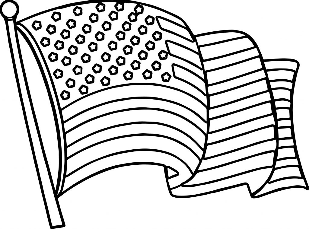 American Flag Coloring Pages Printable