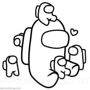 Among Us Coloring Pages Free Printable