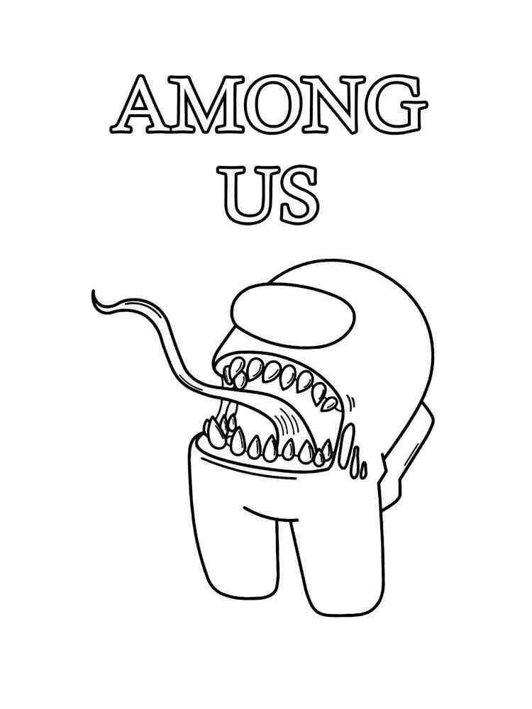 Among Us Printable Coloring Pages Free Printable Download