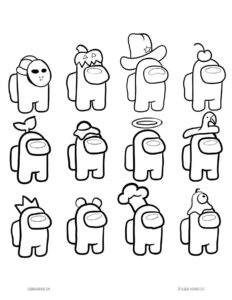 Among Us Unicorn Coloring Page Free Printable Coloring Pages For Kids