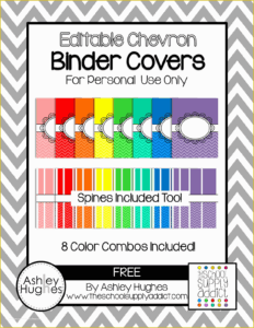 Anatomy Binder Cover Printable