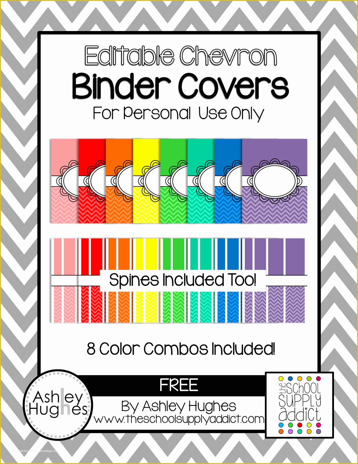 Anatomy Binder Cover Printable
