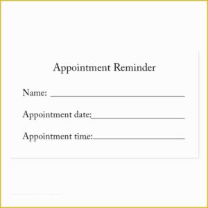 Appointment Reminders Templates