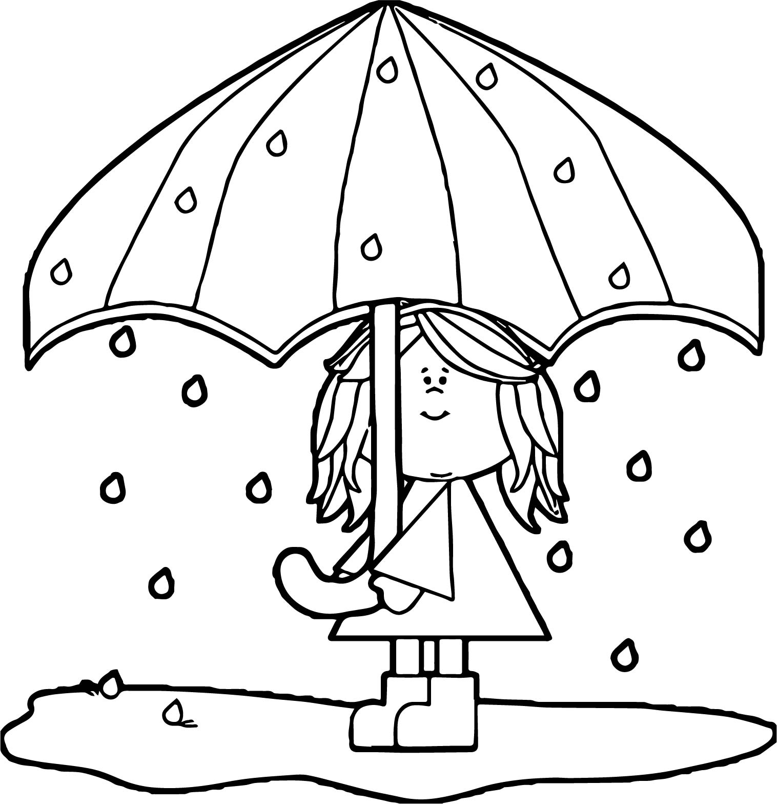 April Showers Coloring Pages At GetColorings Free Printable 