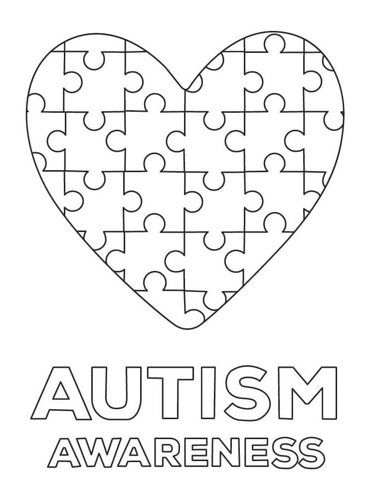 Autism Awareness Coloring Pages Free Printable Coloring Pages For Kids