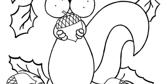 Free Printable Fall Coloring Pages For Preschoolers