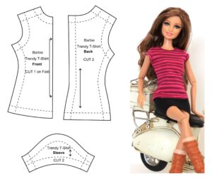 Barbie Doll Clothes Patterns Printable Sewing Barbie Clothes Barbie