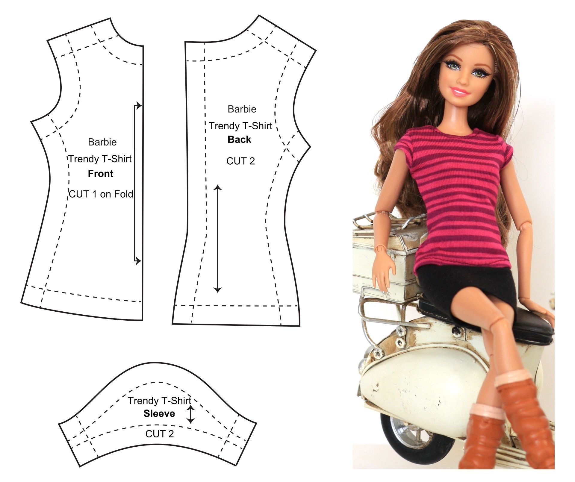 Free Printable Patterns For Barbie Clothes