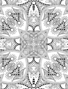 Beautiful free printable coloring pages for adults Zentangles Adult