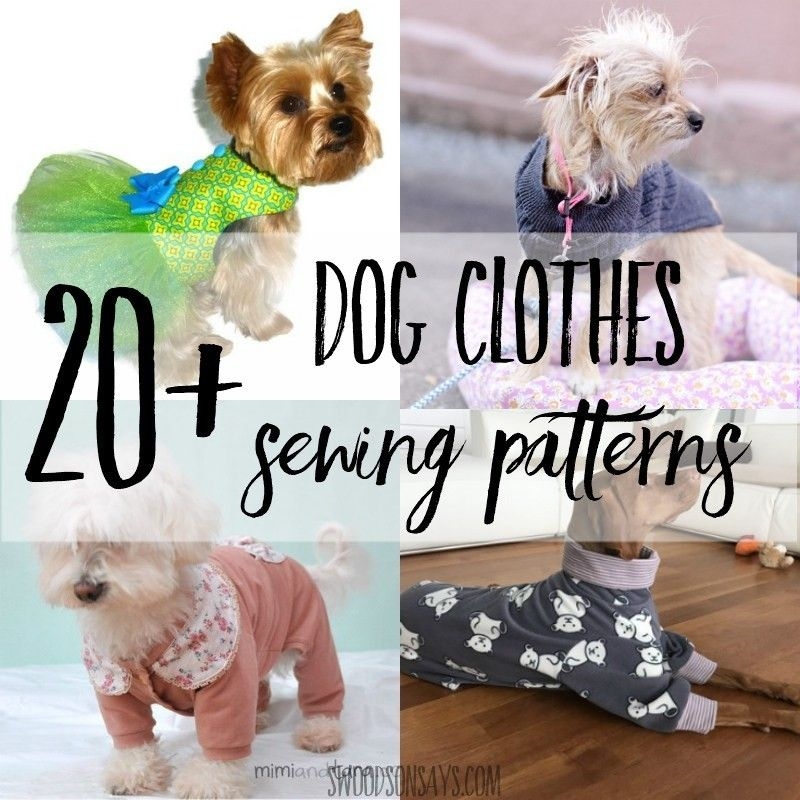 Beginner Free Printable Sewing Patterns For Dog Clothes Printable 