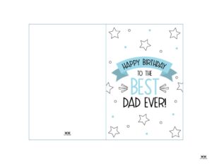 Birthday Card Printable Dad