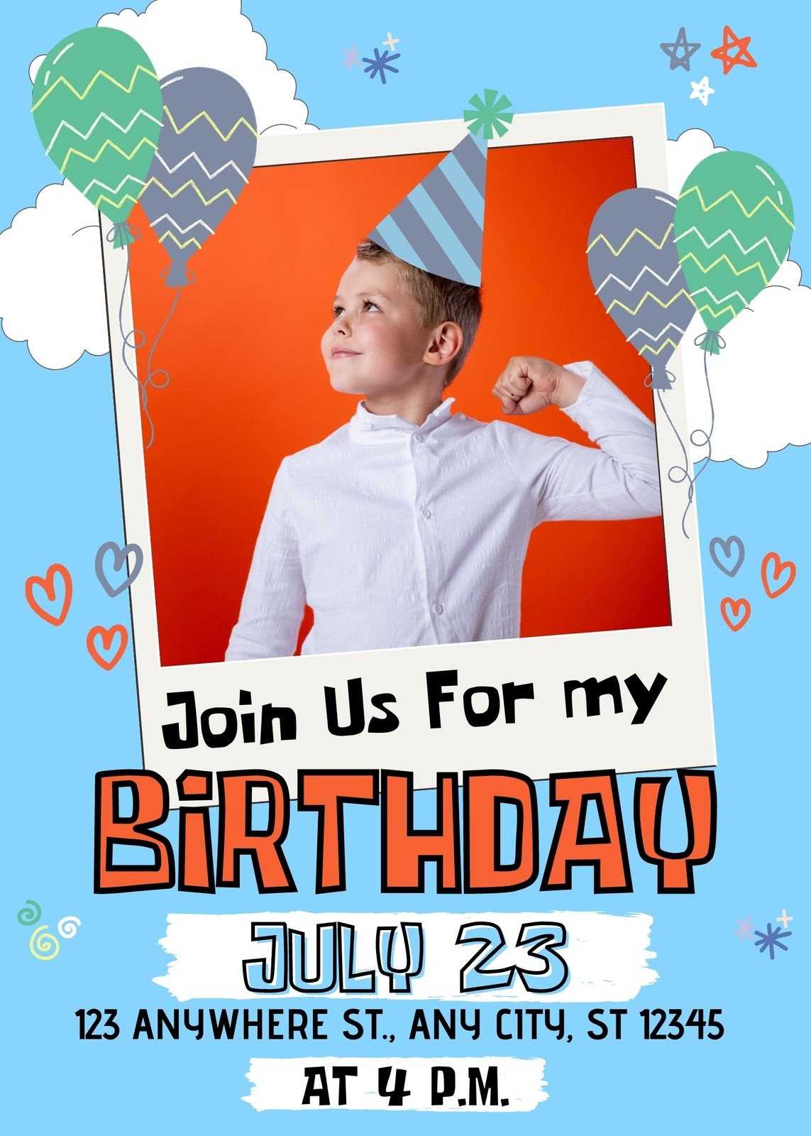 Free Printable Birthday Invitations For Boys