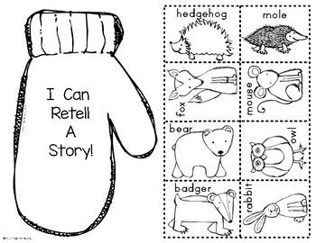 Book The Mitten Activities Free Printables