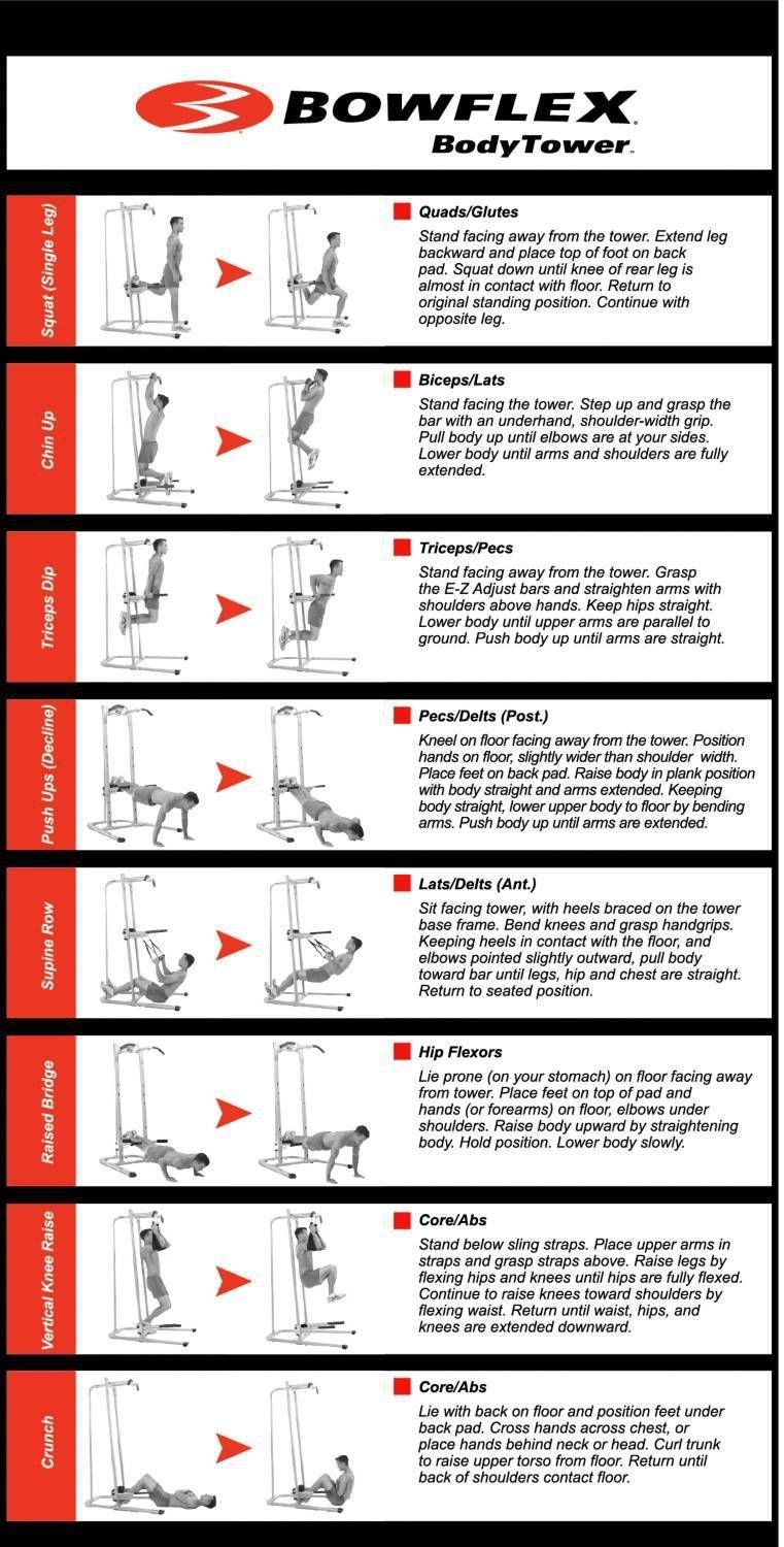 Bowflex Workout Poster