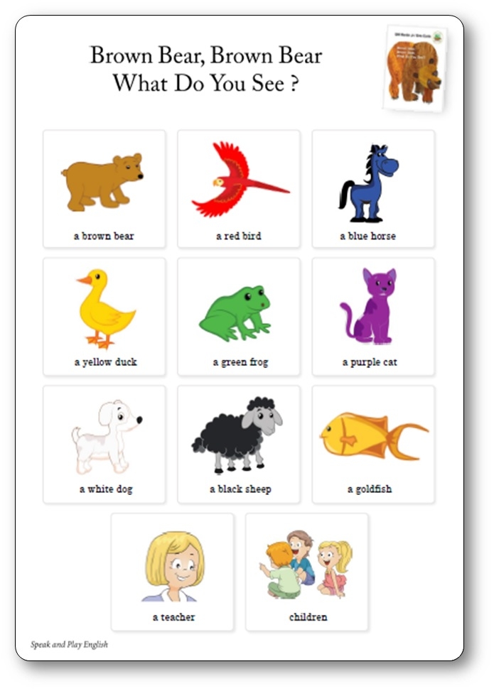 Brown Bear Free Printables