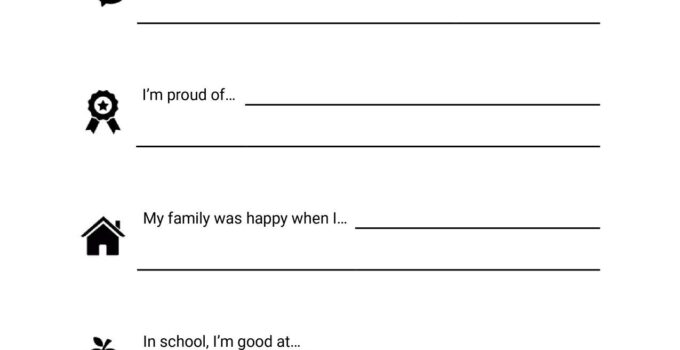 Free Printable Worksheets On Self Esteem