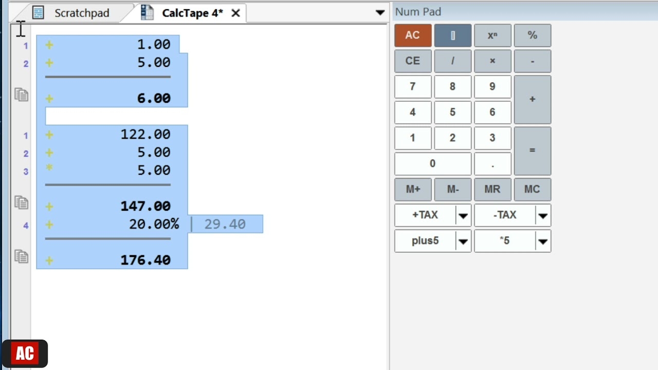Calctape Pro Tape Calculator Corphooli