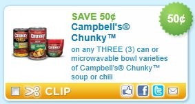 Campbell 39 s Chunky Soup Or Chili Printable Coupon Koupon Karen