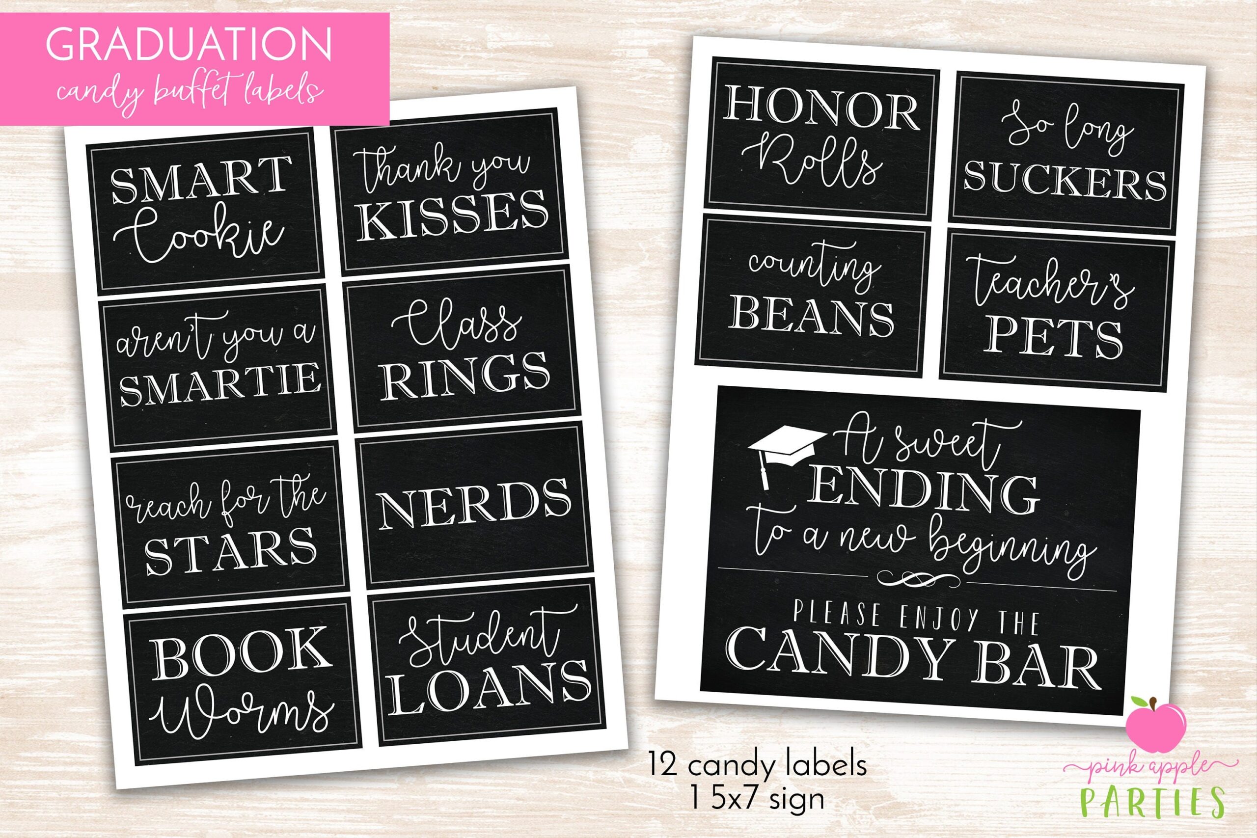 Candy Buffet Labels