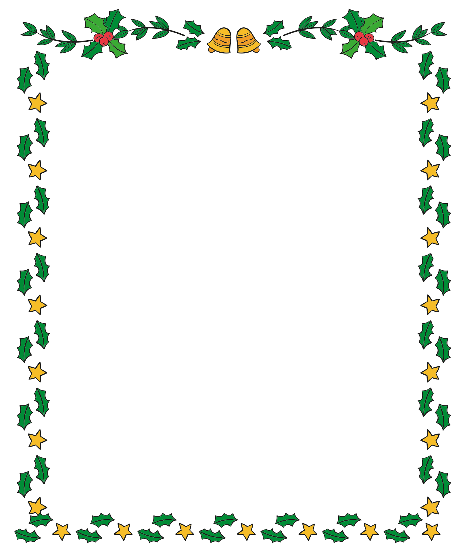 Christmas Border Designs 12 Free PDF Printables Printablee