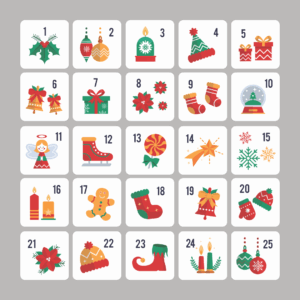 Christmas Calendar Numbers 15 Free PDF Printables Printablee