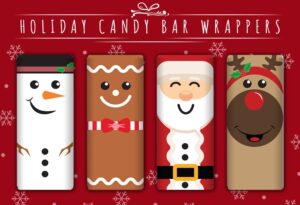 Christmas Candy Bar Wrappers Free Printable Printable Kids Entertainment