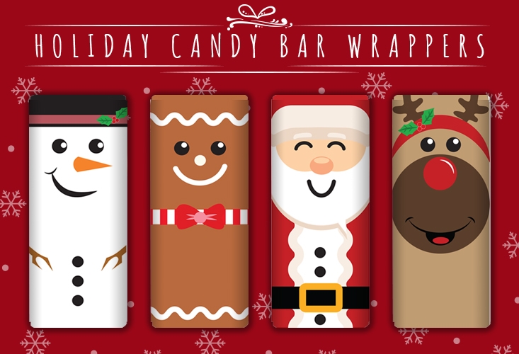 Christmas Candy Bar Wrappers Free Printable Printable Kids Entertainment