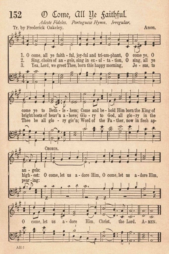 Christmas Carol Sheet Music Printable Free