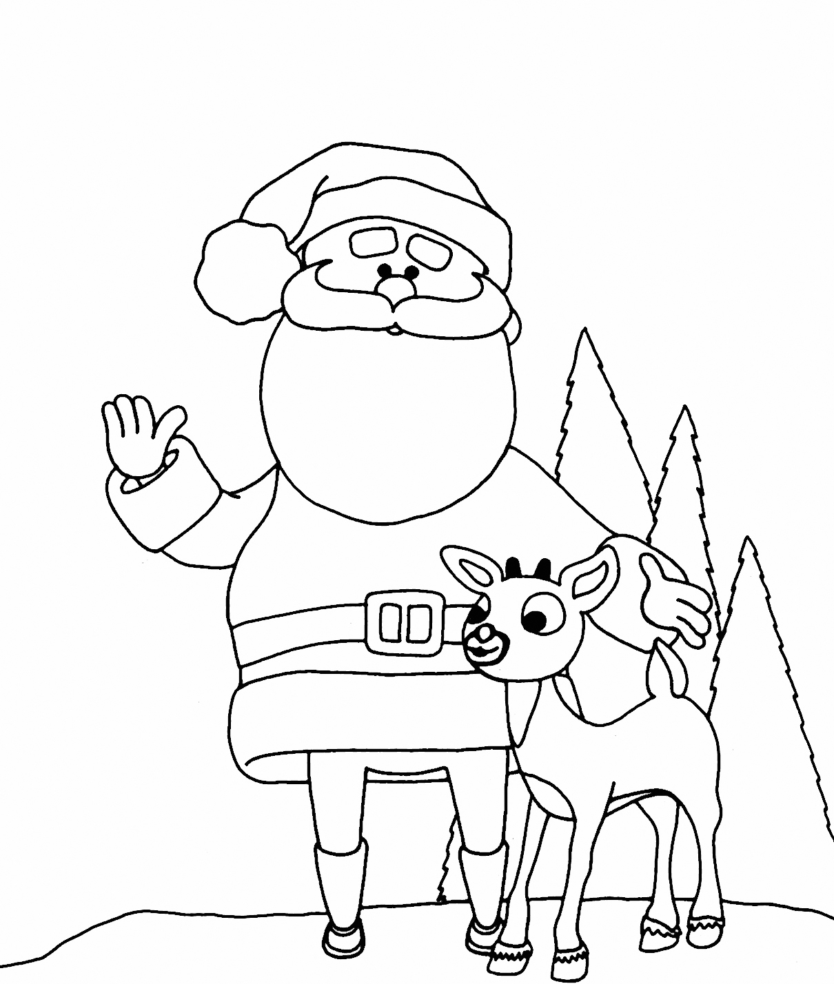 Free Printable Preschool Christmas Coloring Pages