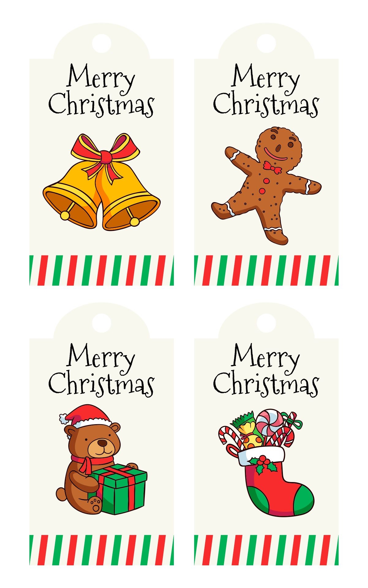Christmas Gift Tag Templates Free Printable