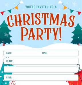 Christmas Invitation Templates 10 Free PDF Printables Printablee