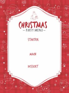 Christmas Menu Templates 12 Free PDF Printables Printablee