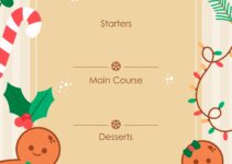 Free Printable Blank Christmas Menu Template