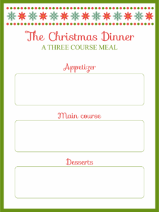 Christmas Menu Templates 12 Free PDF Printables Printablee