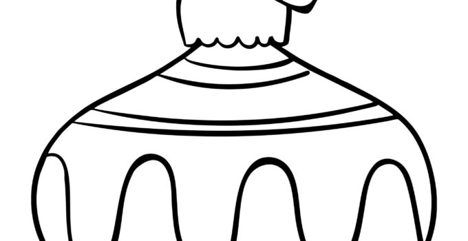 Free Printable Christmas Ornaments Coloring Pages