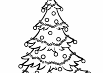 Free Printable Christmas Tree Coloring Page