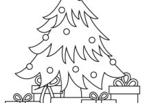 Free Printable Christmas Tree Coloring Sheets