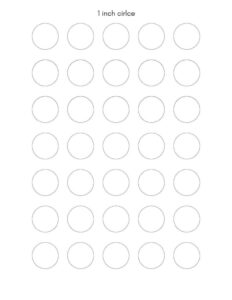 Circle Template Free Printables Small Medium And Large Sizes
