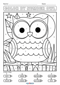 Color By Number Coloring Pages Printable For Free Download