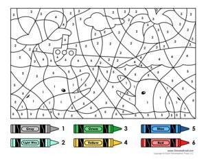 Color By Numbers 2 Tim 39 s Printables