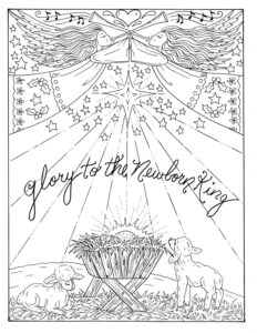 Coloring Pages Christmas Christian 1 Christian Christmas Coloring