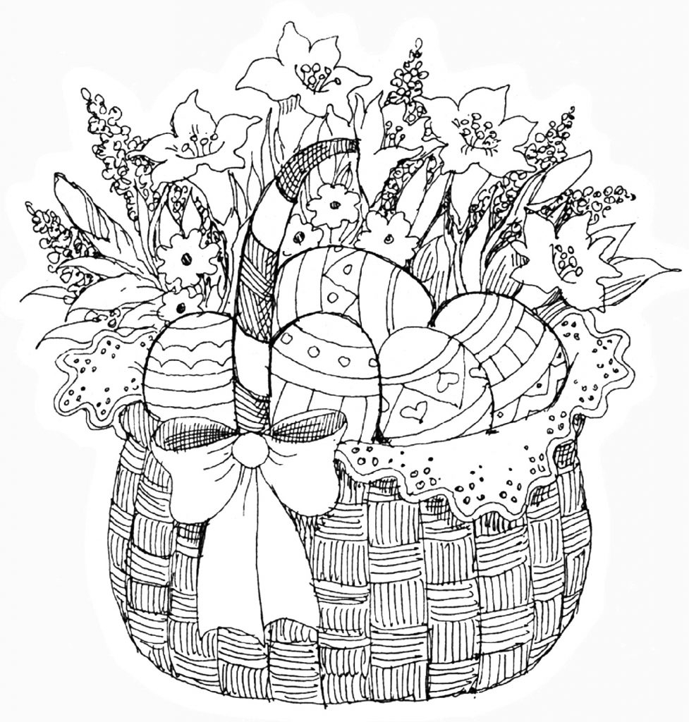 Coloring Pages For Adults Easter