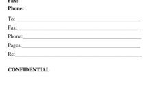 Free Printable Confidential Fax Cover Sheet