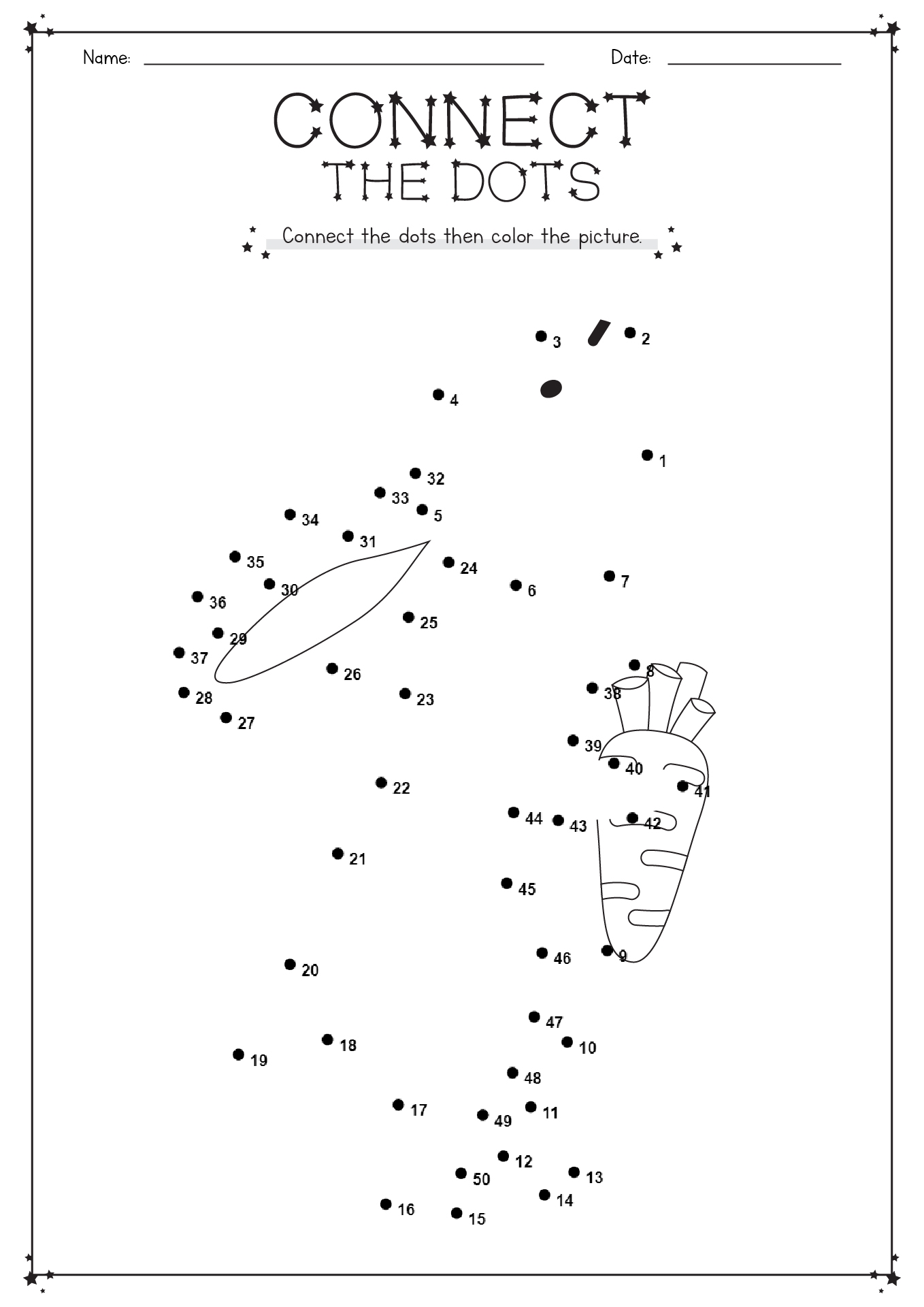 Connect The Dots Printable Pdf Printable Free Templates