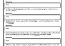 Free Printable Worksheets On Context Clues